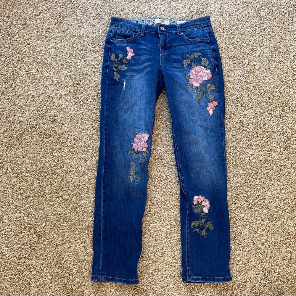 vintage america floral bestie jeans